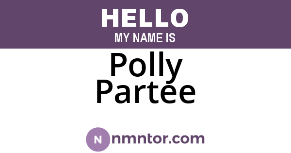 Polly Partee