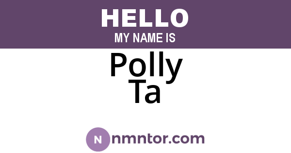 Polly Ta