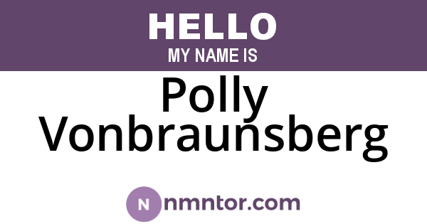 Polly Vonbraunsberg