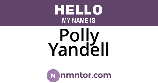 Polly Yandell