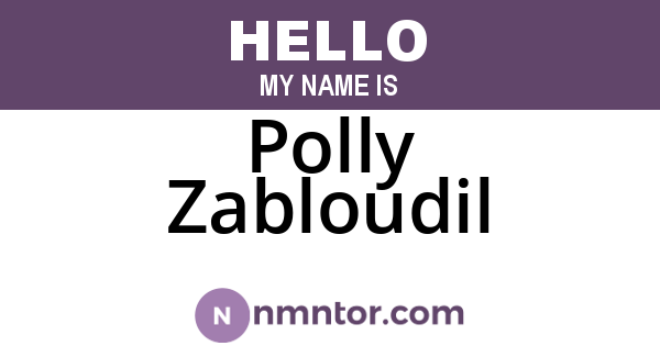Polly Zabloudil