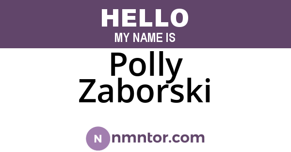 Polly Zaborski