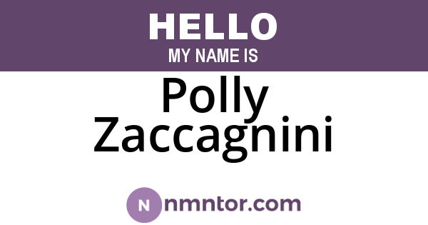 Polly Zaccagnini
