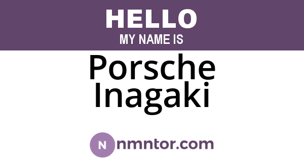 Porsche Inagaki