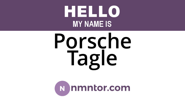 Porsche Tagle
