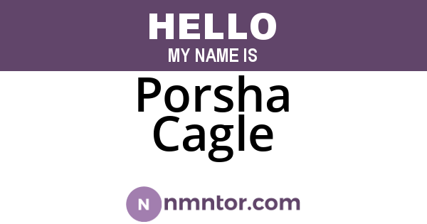 Porsha Cagle