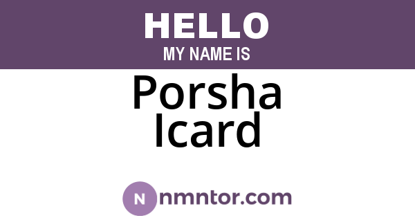 Porsha Icard