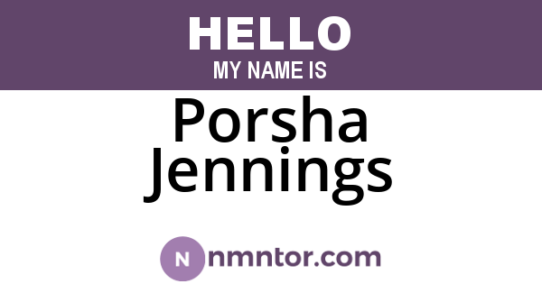 Porsha Jennings