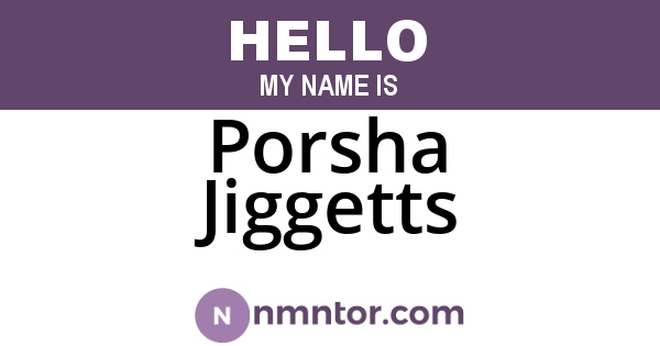 Porsha Jiggetts