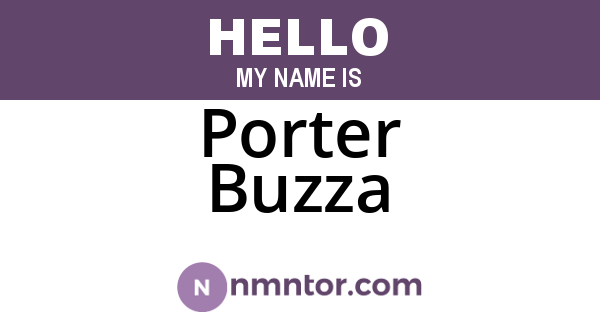 Porter Buzza