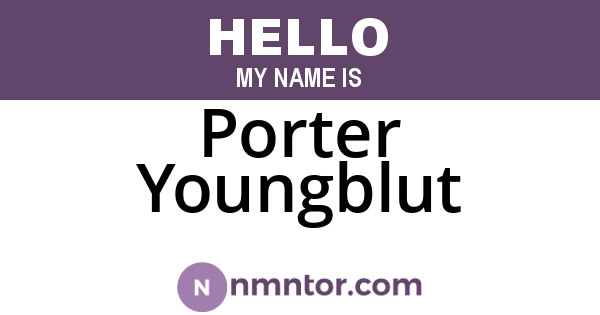 Porter Youngblut