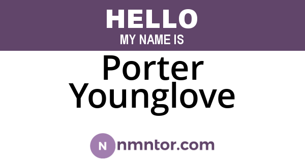 Porter Younglove