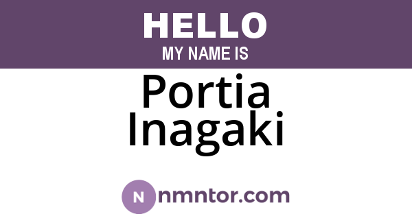 Portia Inagaki