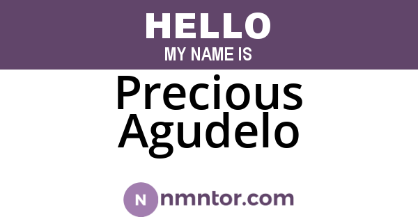 Precious Agudelo
