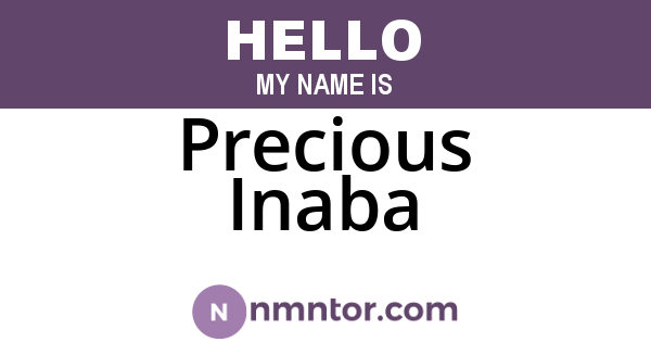 Precious Inaba
