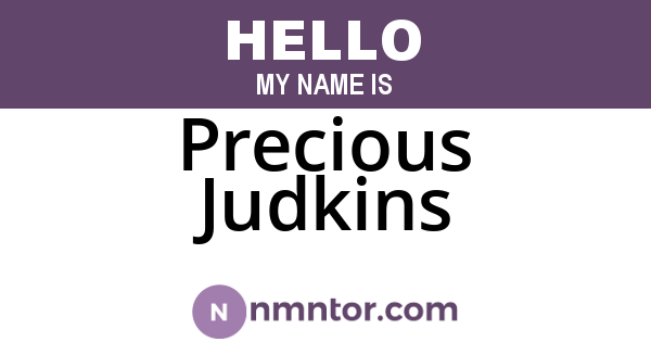Precious Judkins