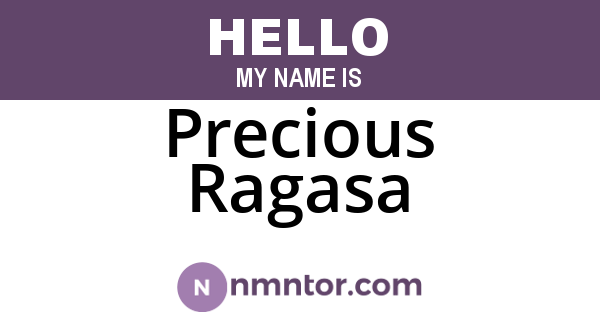 Precious Ragasa