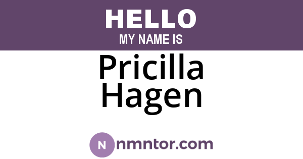 Pricilla Hagen