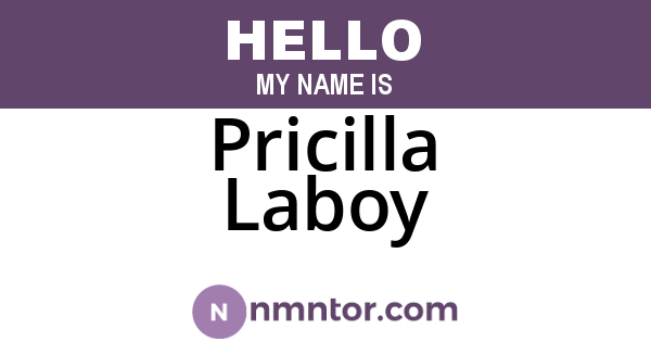 Pricilla Laboy