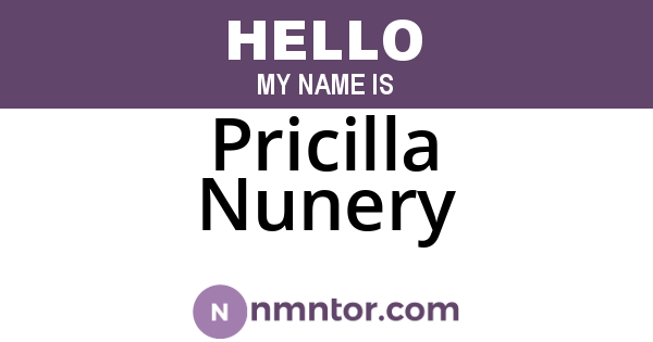 Pricilla Nunery