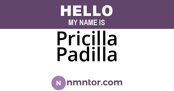 Pricilla Padilla