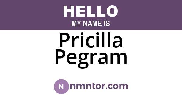 Pricilla Pegram