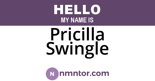 Pricilla Swingle