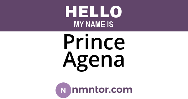 Prince Agena