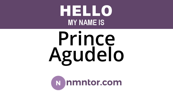 Prince Agudelo