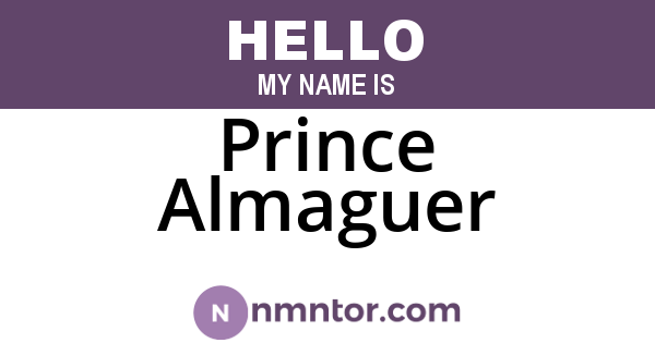 Prince Almaguer