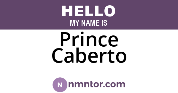 Prince Caberto