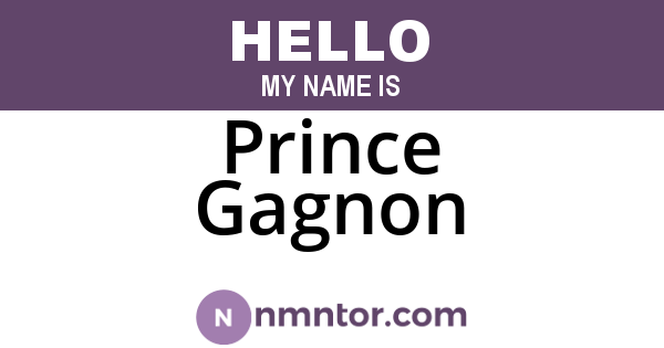 Prince Gagnon