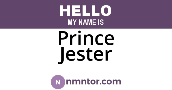 Prince Jester