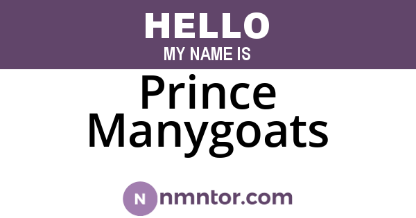 Prince Manygoats