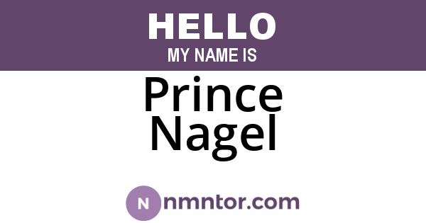 Prince Nagel
