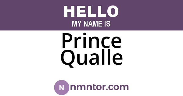 Prince Qualle