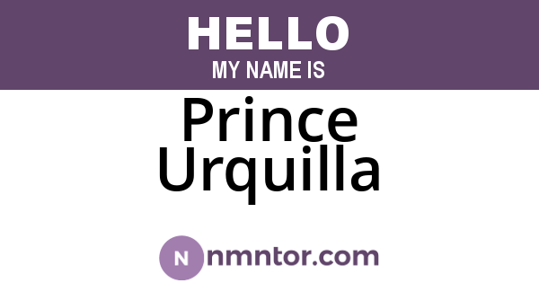 Prince Urquilla