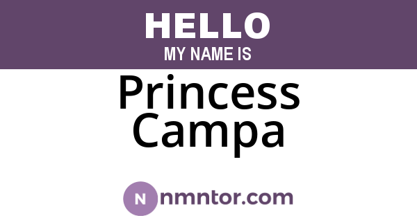 Princess Campa
