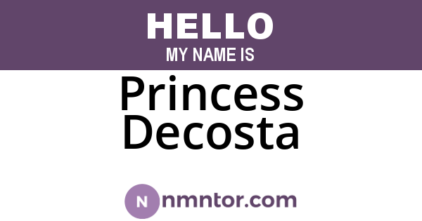 Princess Decosta