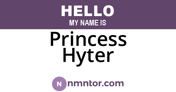 Princess Hyter