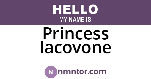 Princess Iacovone
