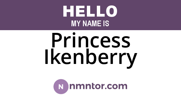 Princess Ikenberry