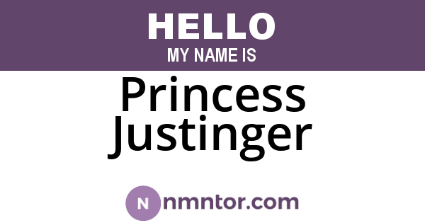 Princess Justinger