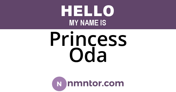 Princess Oda