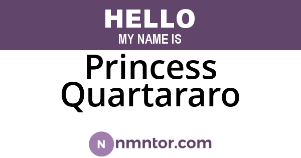 Princess Quartararo
