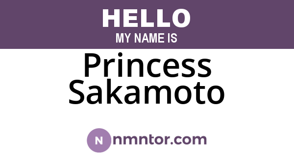 Princess Sakamoto