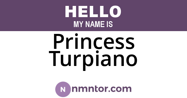 Princess Turpiano