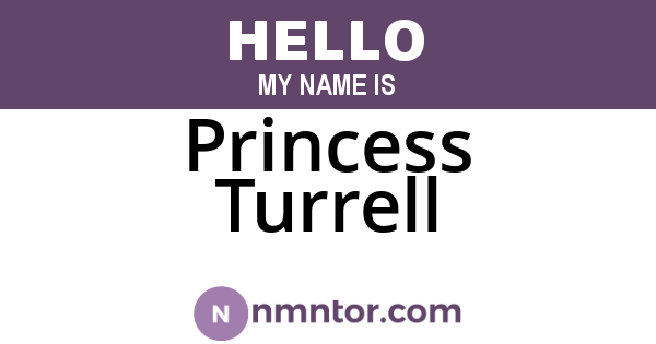 Princess Turrell