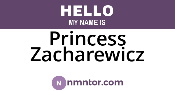 Princess Zacharewicz