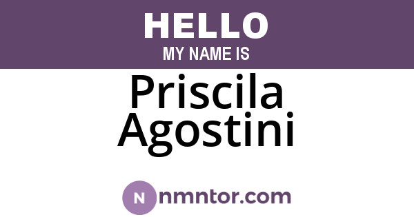 Priscila Agostini